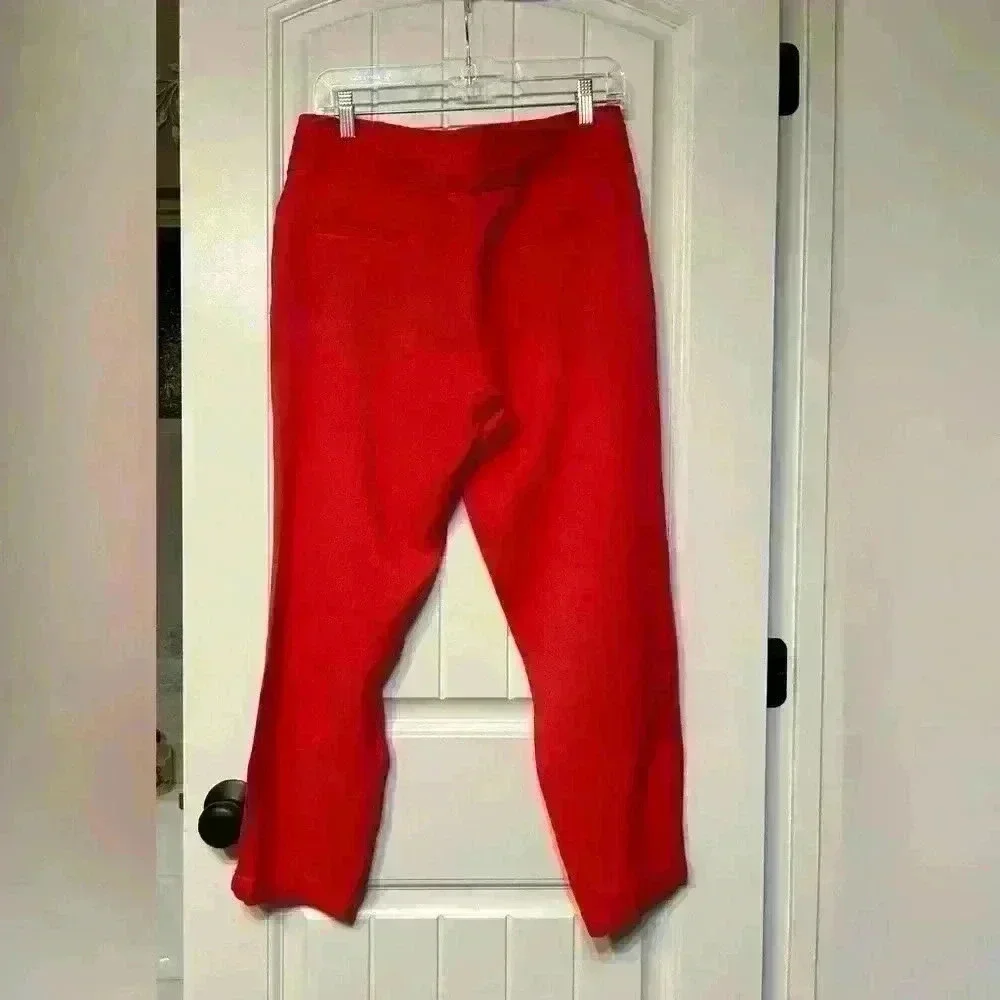 Zara viscose and linen blend pants
